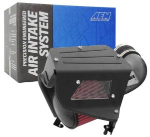 BMW 3 Series Performance Air Intake - AEM Induction - Cold Air Intake, Dryflow Synthetic Filter, Mandrel-Bent Aluminum Tube with Heat Shield - Gunmetal Gray - `16-`19